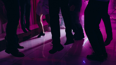 people on dance floor shoes